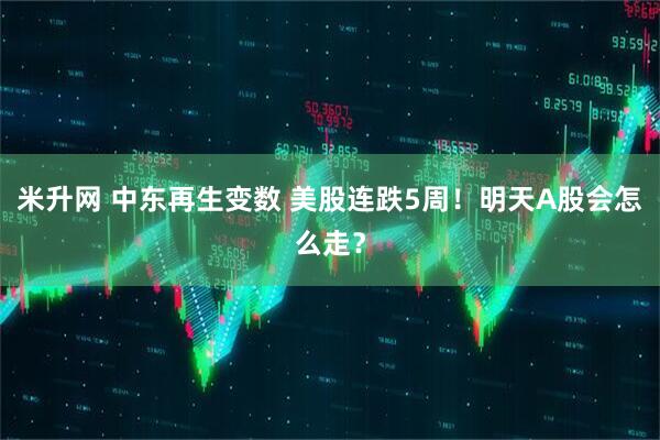 米升网 中东再生变数 美股连跌5周！明天A股会怎么走？
